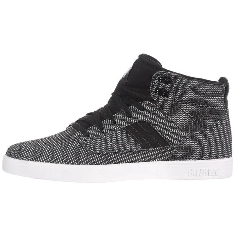 Buty Supra BANDIT - Buty Skate Męskie - Czarne Białe (PFWY-07654)